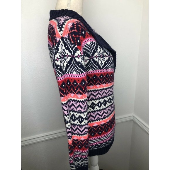 Juniors H&M Multi Color Sweater Cardigan Fits Like a Medium - Picture 4 of 6